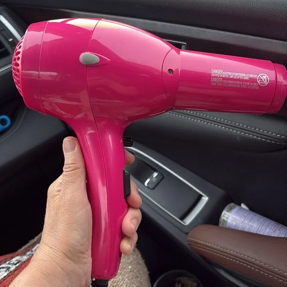 CHI Air Pink Ceramic Hair Dryer with power cord (tested and works!) - Picture 2 of 9